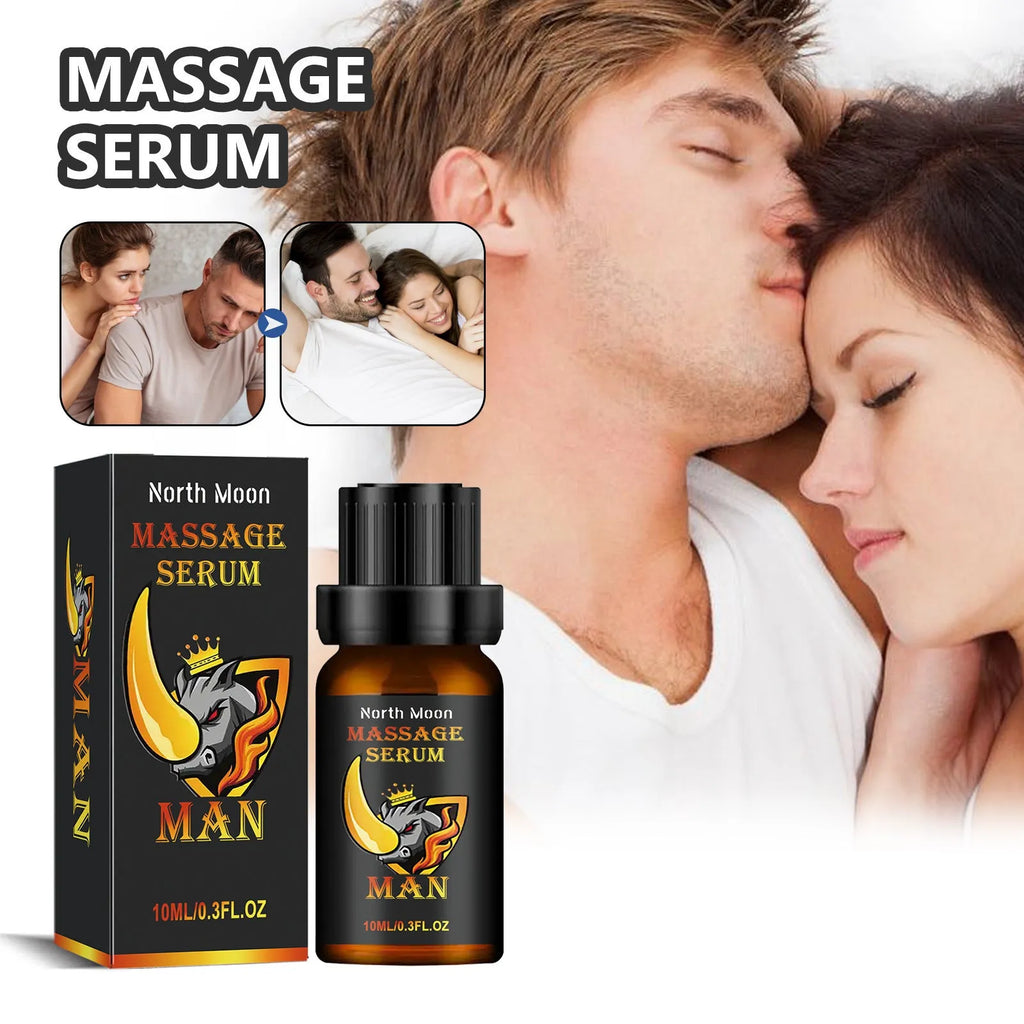 10ml men's endurance vitality essential oil bottle for external massage with mineral oil and ginger root oil
