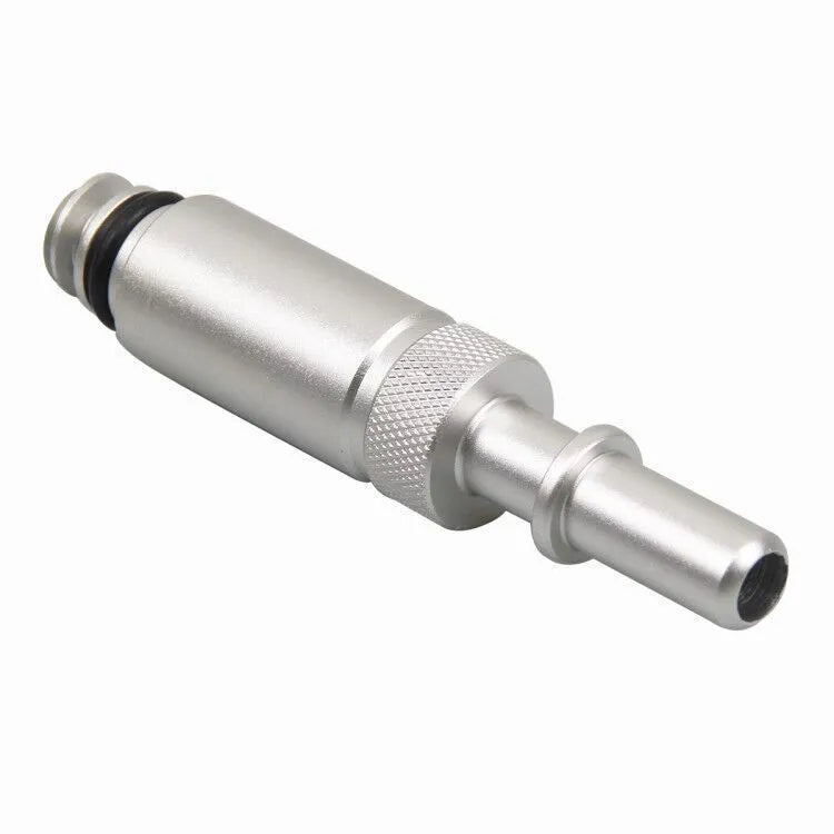 Silver metal transmission refueling joint adapter for 0CK 0B5 MTF gearboxes with VAS6262-9 compatibility