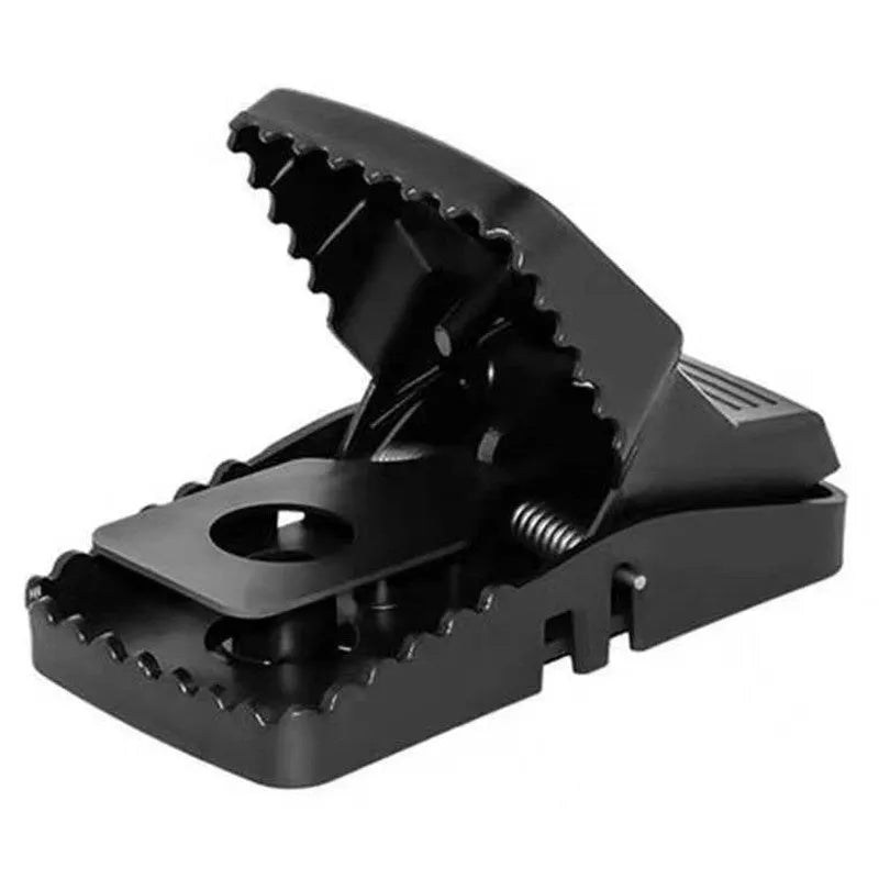 Automatic cage mousetrap in metal iron clamp and plastic designs for catching small rodents