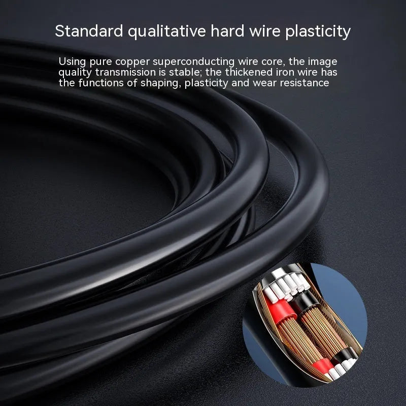 Waterproof inspection camera with 8mm probe for automotive and pipeline diagnostics
