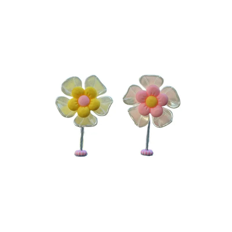 Small colourful plastic car dashboard swing decoration ornament