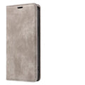 Magnetic flip phone case in leather and TPU for iPhone, shown in a solid colour.