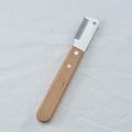 Pet stripping comb grooming tool with wood handle for cats and dogs
