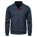 Men's casual thin jacket in polyester fibre available in army green, black and navy blue colours