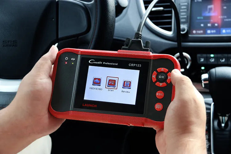CRP123 automobile fault detector diagnostic equipment with cables and card reader