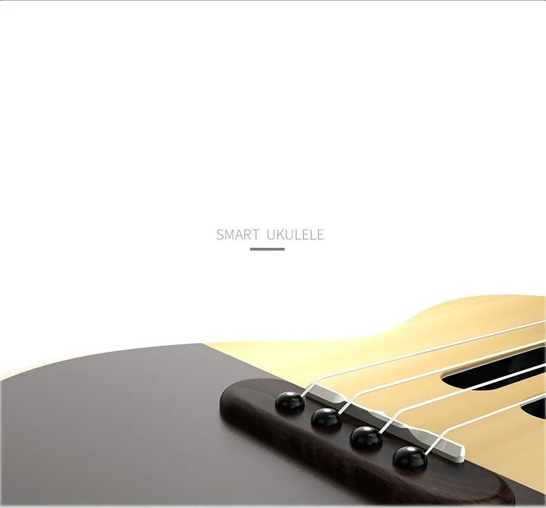 Populele Smart Ukulele U1 23-inch learning spruce small guitar with strings and fretboard