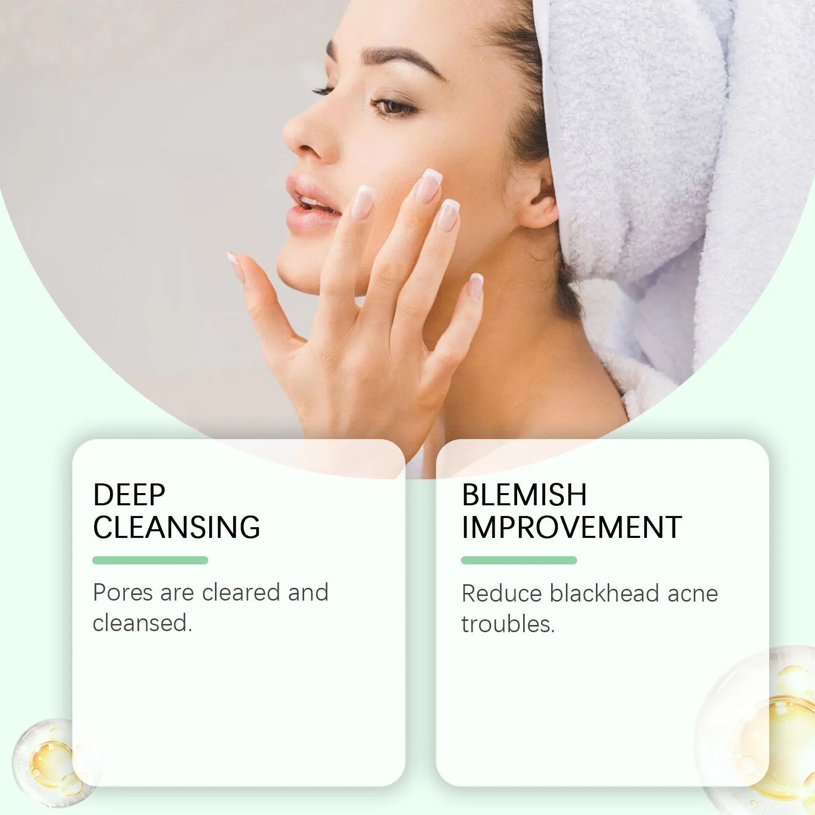 55g acne cleansing mud mask compound membrane with bentonite clay