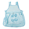 Plush pet carrier apron hanging chest bag for small cats and dogs showing adjustable neck and fresh-air opening