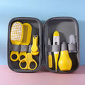 Baby nail cutting pliers 8-piece set in blue with EVA bag and soft head clipper