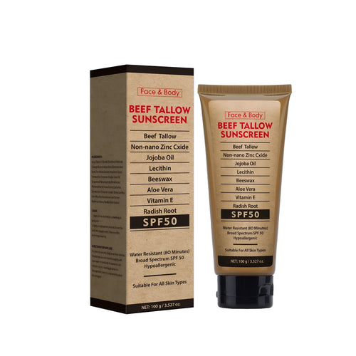 100g organic grass-fed butter waterproof body cream in 45x45x153mm packaging