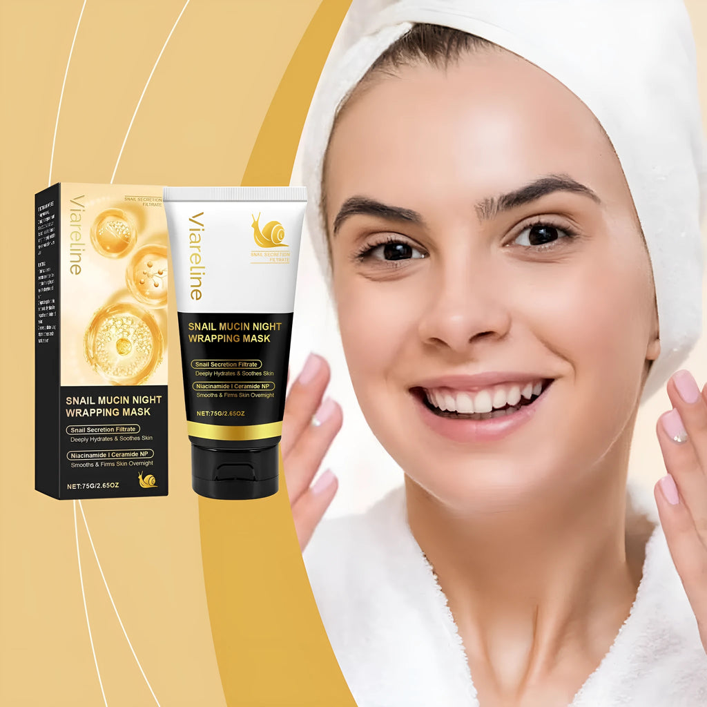 75g snail mucus gel facial mask with collagen and ceramide ingredients