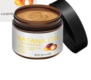 Batana Hair Mask 120ml jar with herbal fragrance for frizzy hair improvement