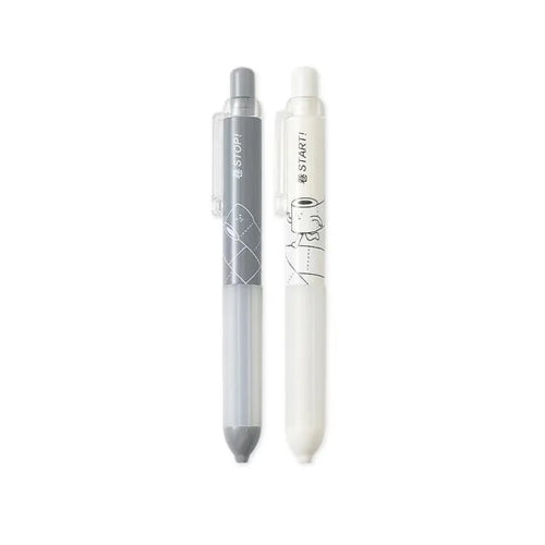 0.5mm automatic pencil with cloud grip design in black and white colour options