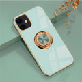 Silicone back cover case for iPhone in various solid colours including milk tea and dark green