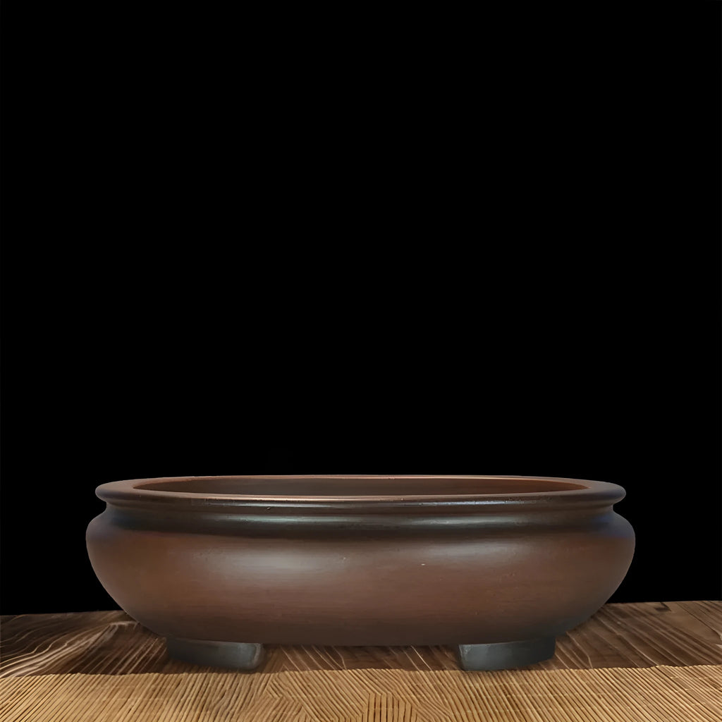 Purple sand handmade desktop flowerpot measuring 58cm by 47cm by 18cm