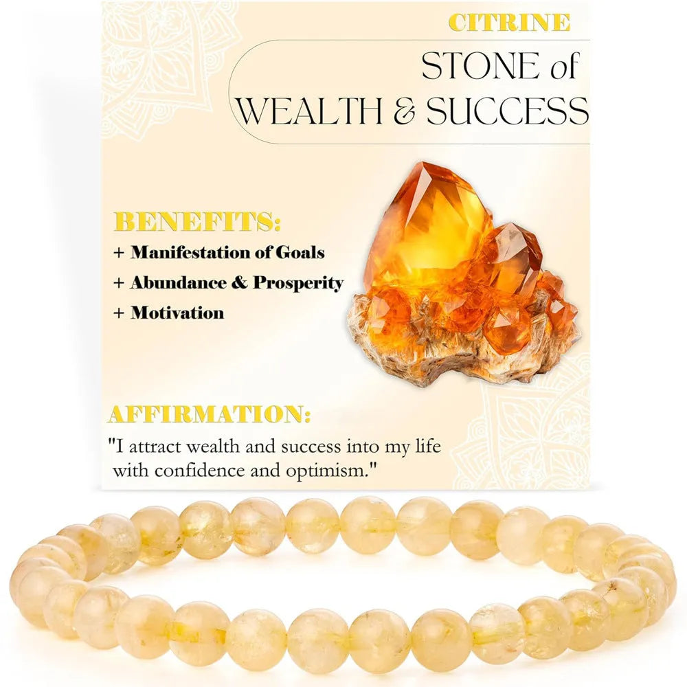 6mm agate stone geometric bead bracelet showing African pine colour on wrist