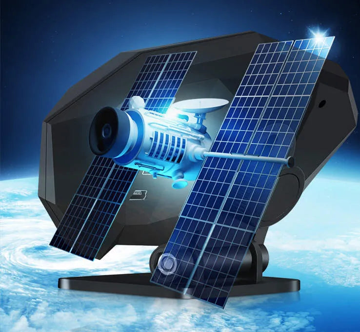 P1 model black vehicle head-up display unit with LCD screen, OBD cable, and anti-slip pad.