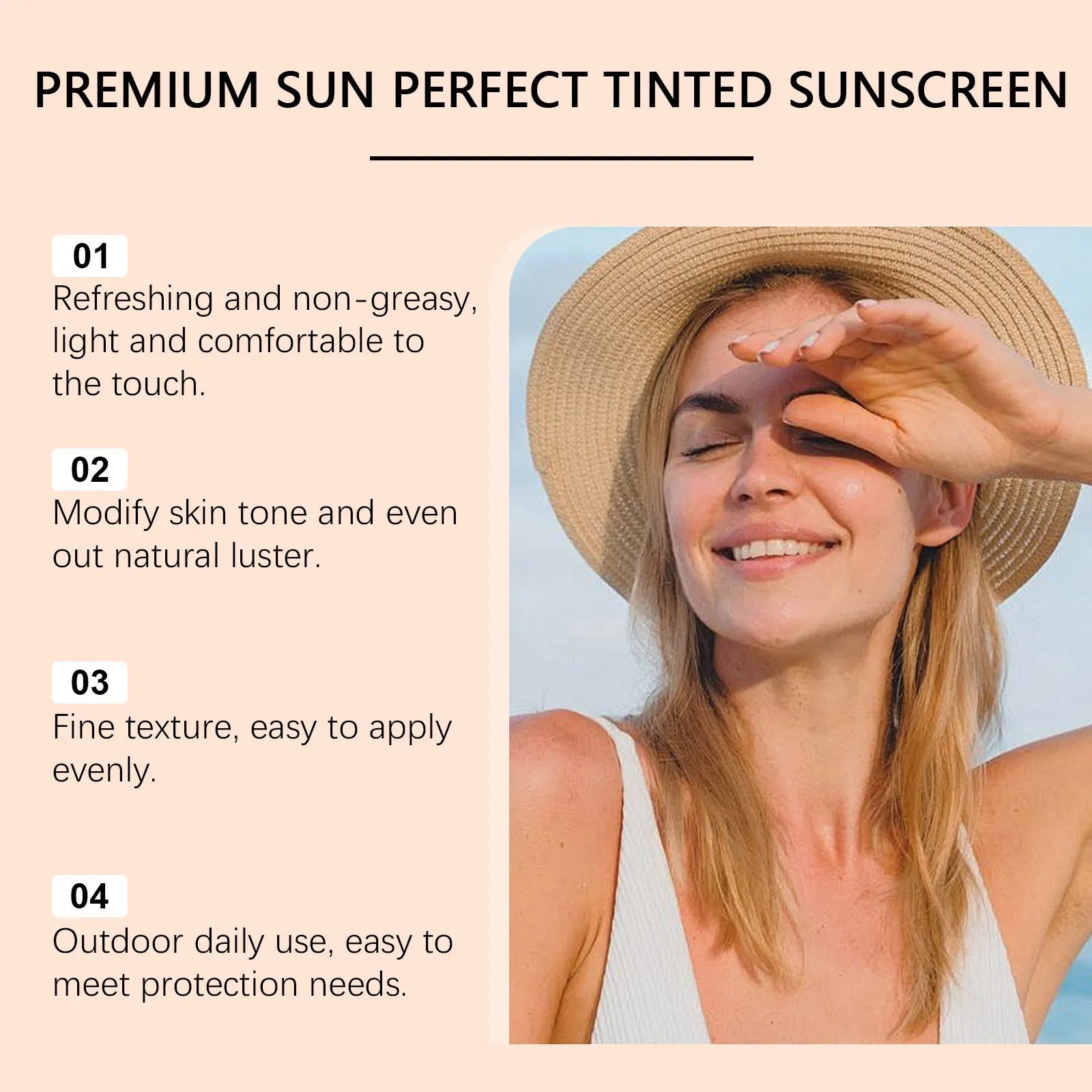 50ml tube of polishing protective cream with SPF for summer outdoor protection