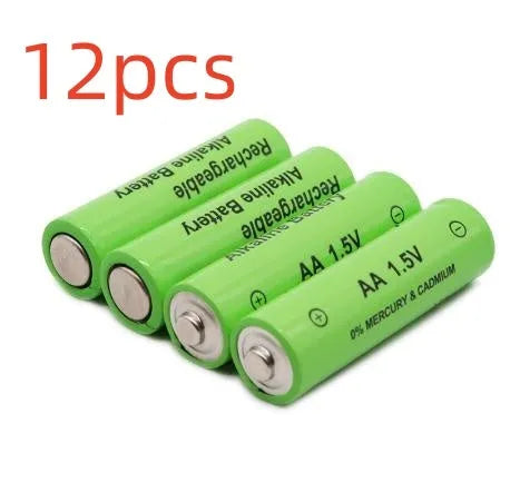 AA alkaline rechargeable battery pack with 3000mAh capacity and 1.5V high voltage.