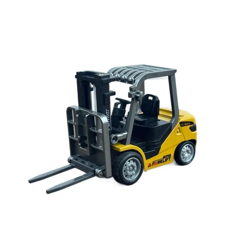 Remote control mini forklift desktop alloy engineering model in small scale