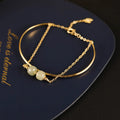 Women's Hetian jade lucky beads bracelet with gold inlay, shown in single, double, and three bead versions.