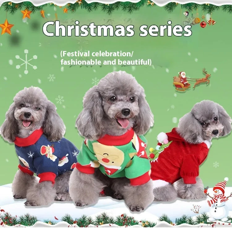 Pet costume collection showing 18 different designs for cats and dogs in polyester cotton fabric