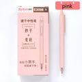 12-pack of 0.5mm quick-drying gel pens with push-button design in multiple colours