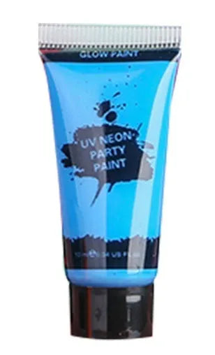 25ml squeeze tube of neon face and body paint in a bright colour like pink or green.