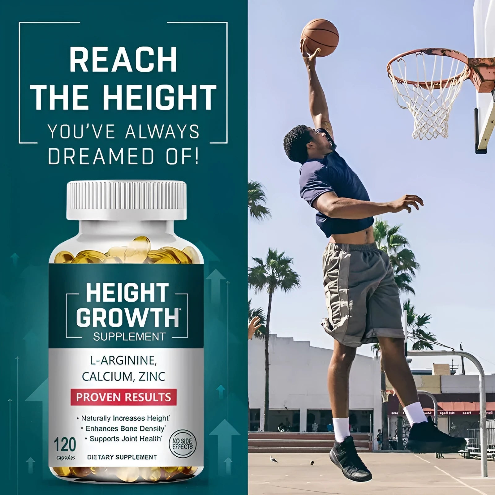 Bottle of edible vitamin soft capsules for adult use with 60, 90 or 120 tablet options