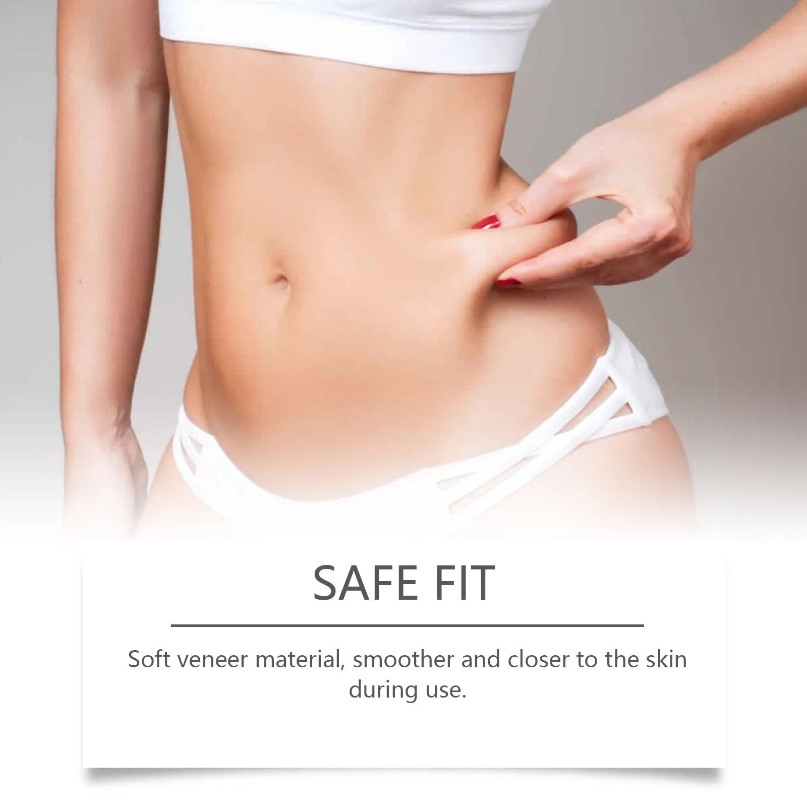 Pack of four slimming microneedle skin firming patches for body nursing care.