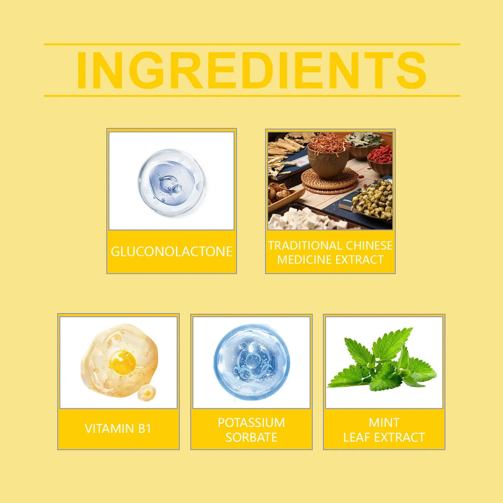 Googeer 60ml body treatment bottle with Chinese herbal extract and vitamin B1 dietary supplement.