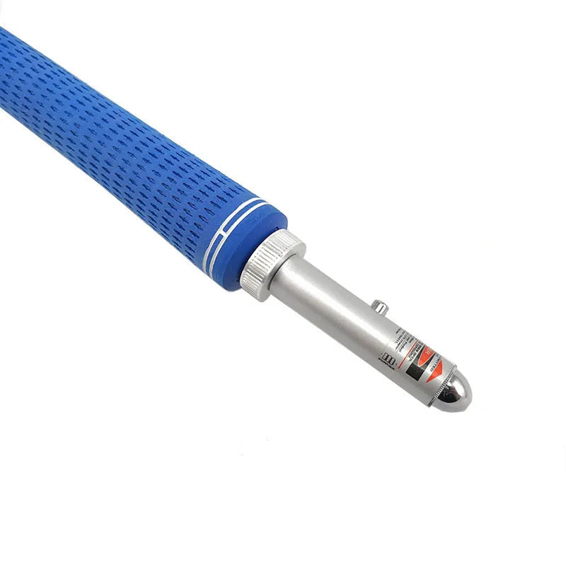 Golf flat laser swing assistant trainer metal 7.8x1.6cm 31g red beam training aid with Blue Bullet finish