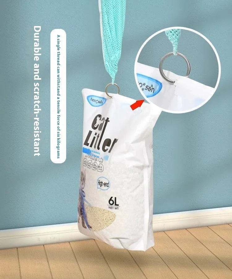 Upgraded 5th generation cat grooming bag with detachable lifting design in scratch-resistant material