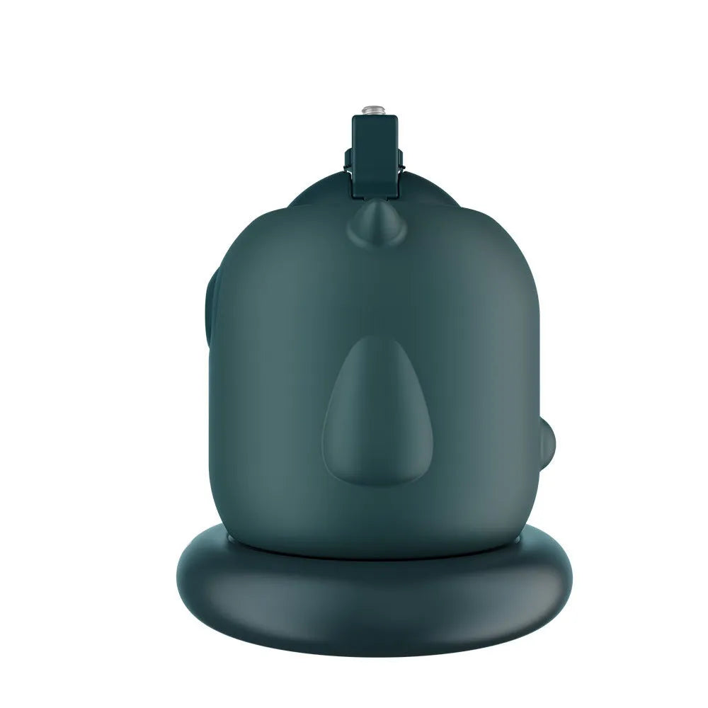 Dark green intelligent follow-up gimbal with 360-degree rotation for camera tracking