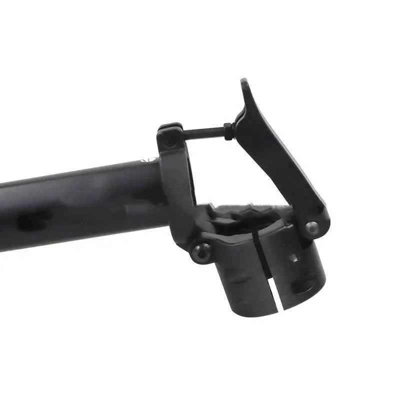 Black metal folding upright pole for Nanbo No. 9 electric scooter.