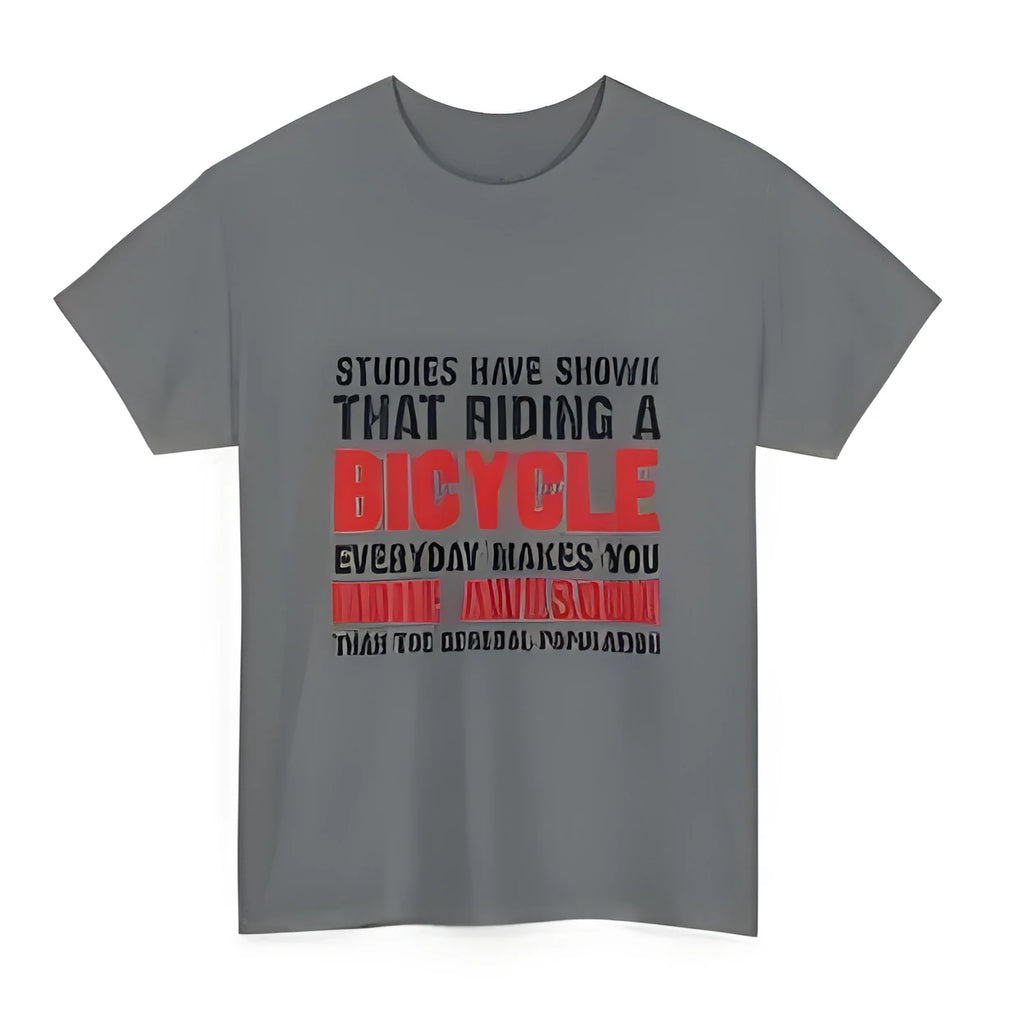 Grey women's short sleeve cotton T-shirt with printed design, pullover style