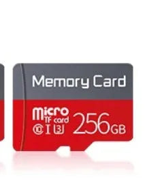 A 256GB TF memory card for expanding storage in recorders and monitoring systems.