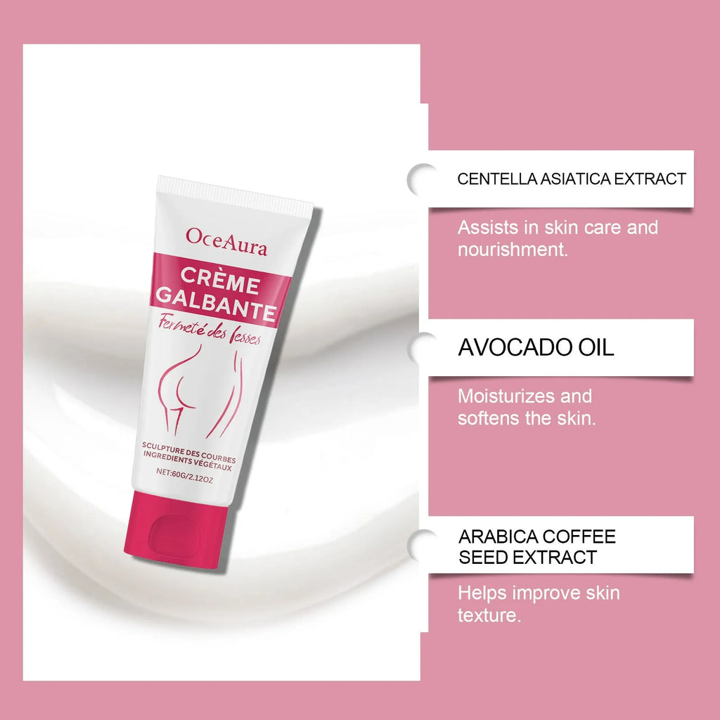 60g jar of hip neck tightening cream with moisturising and nourishing formula