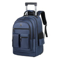 Ultra-light trolley backpack 16-inch Oxford cloth waterproof grey single-directional wheel travel bag