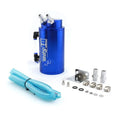 Aluminium oil catch tank for car modification in square and round designs