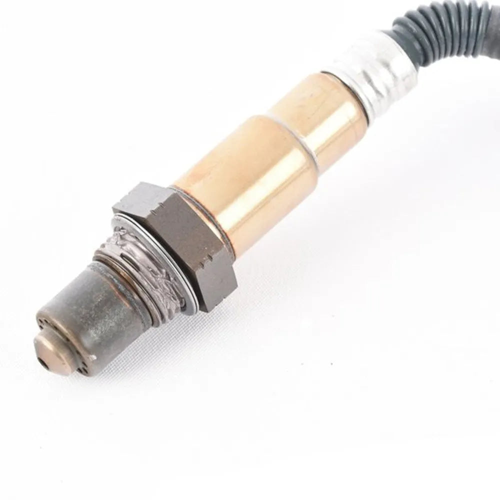 Shuanglong automotive front oxygen sensor replacement part with electrical connector.