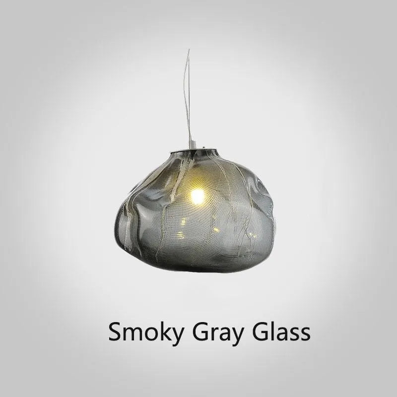 Postmodern glass decorative chandelier in light luxury style with modern simplicity design
