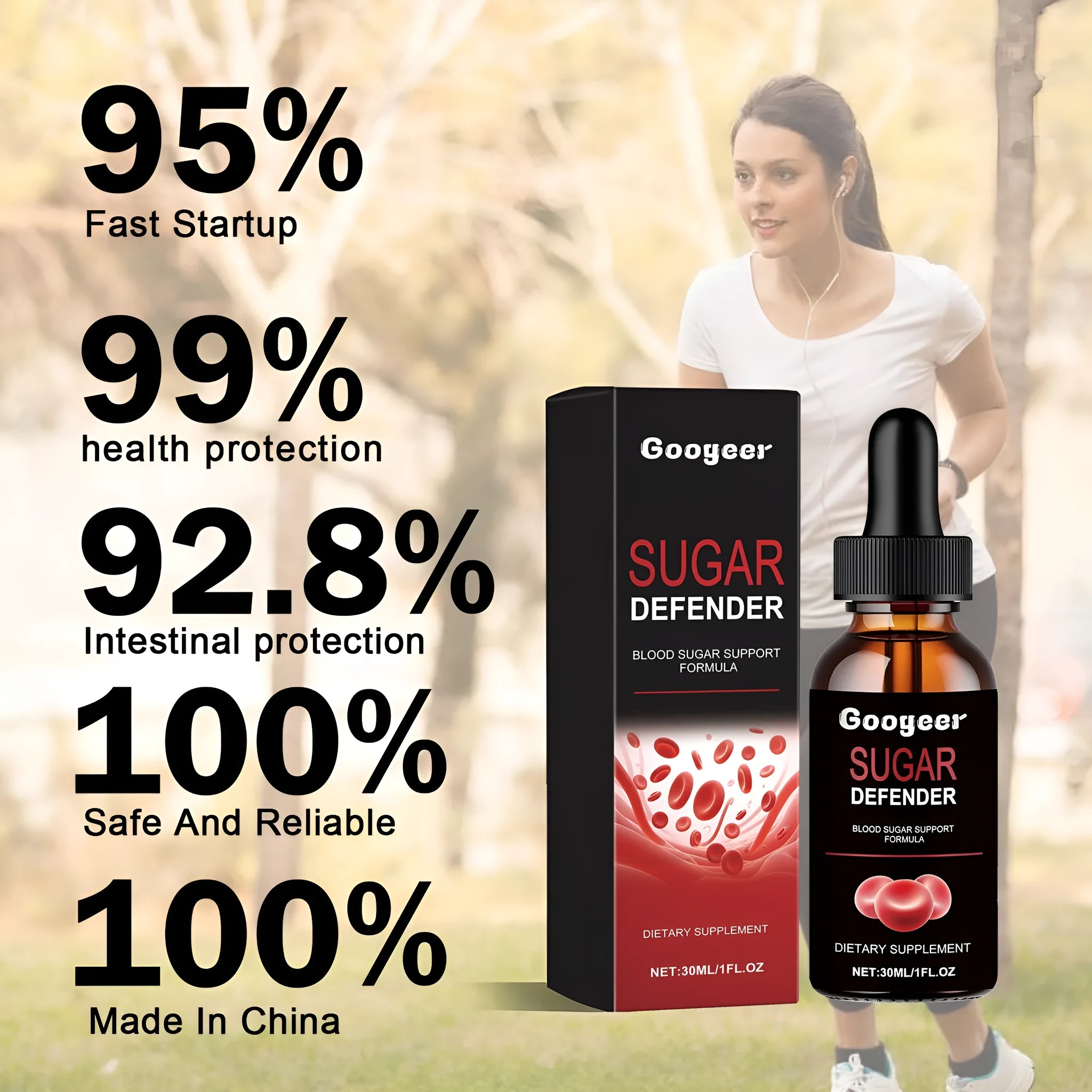 30ml bottle of Body Care Drops liquid nutritional supplement for vitality support