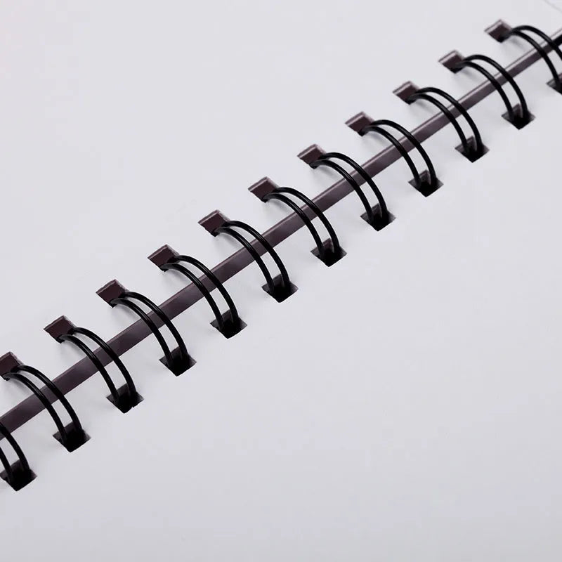 A4 artists sketchbook with coil binding and multiple paper weight options for drawing and sketching