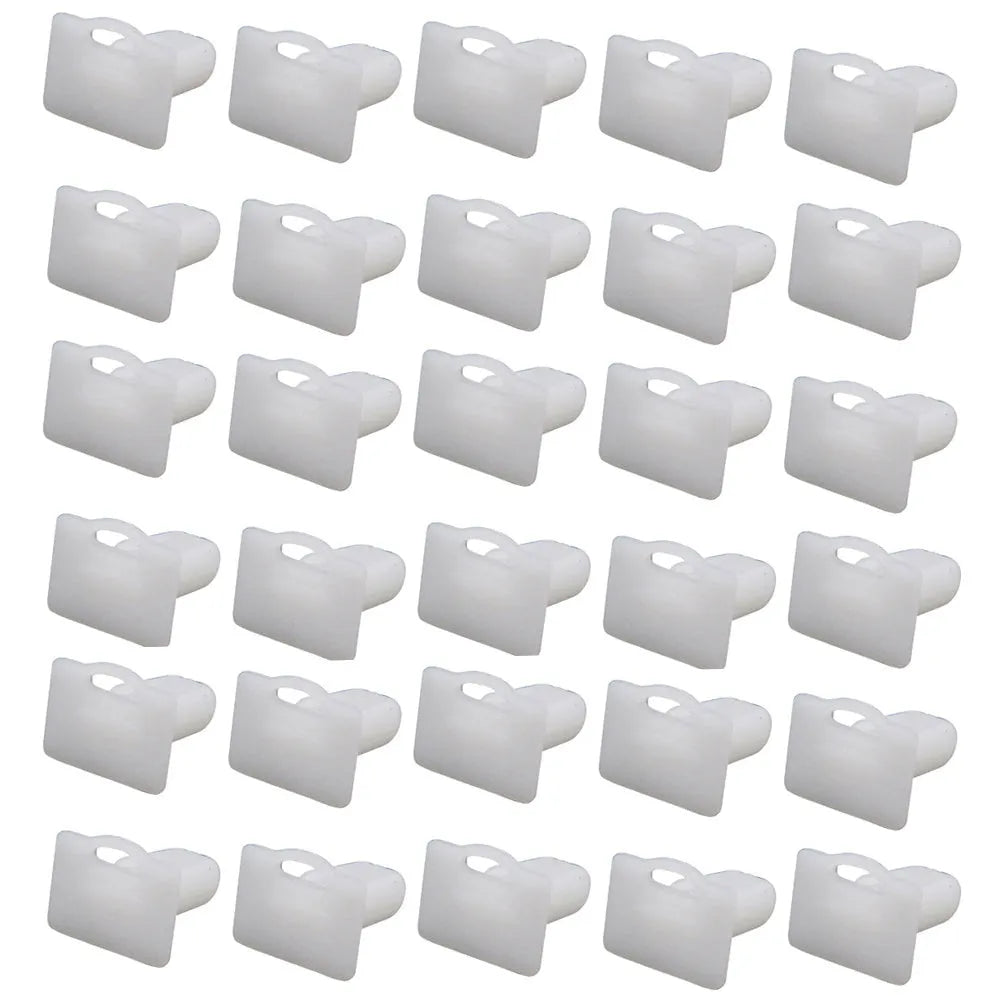 60 black plastic automobile glue nails and buckles for car trim and bumper repairs
