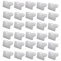 60 black plastic automobile glue nails and buckles for car trim and bumper repairs