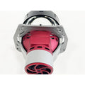 Intelligent follow up steering headlight with aviation aluminium housing and three-inch glass lens