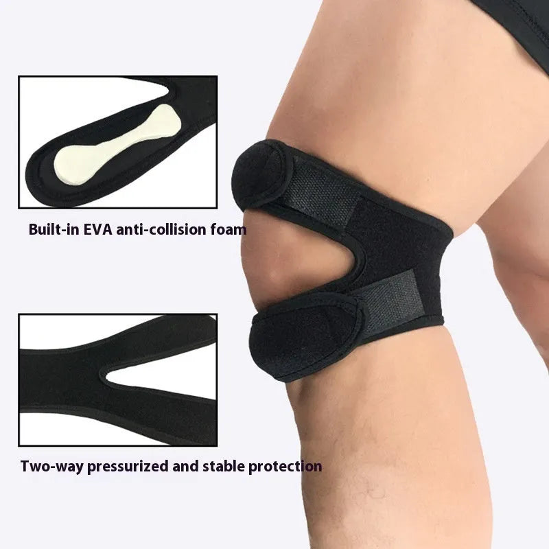 Protective sports leggings with integrated knee pads for shock absorption during basketball and fitness