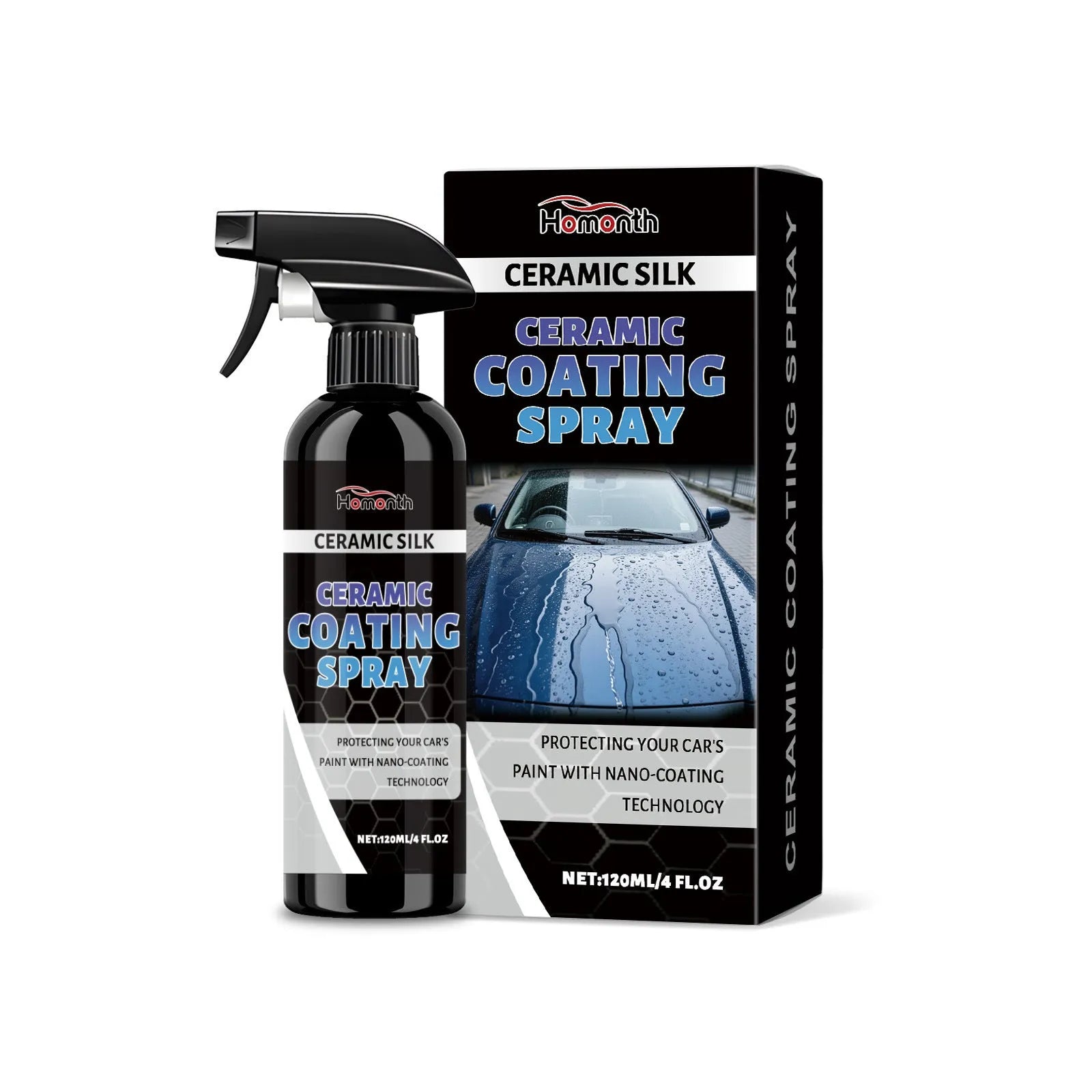 120ml ceramic coating spray bottle for car paint protection