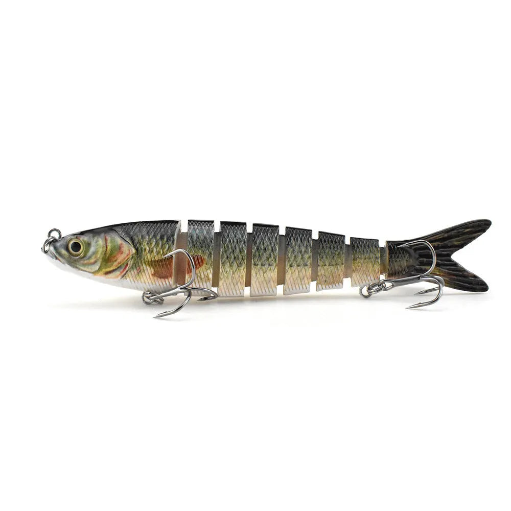 Eight Fish hard plastic fishing lure measuring 133mm, shown in a selection of available colour options.